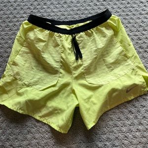 Nike Neon Green Running Shorts